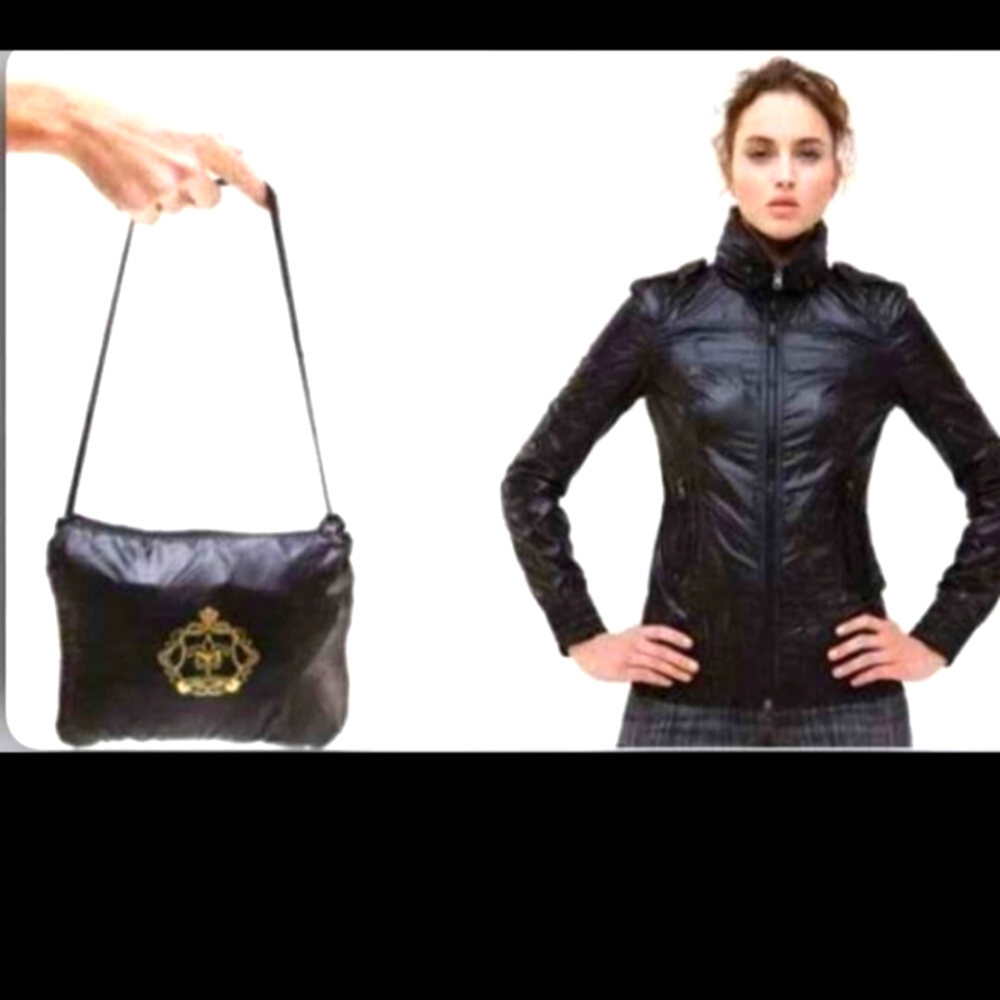 Mackage Packable Waterproof Raincoat With Durable Leather Trim.